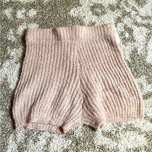 Fuzzy and soft booty pajama shorts